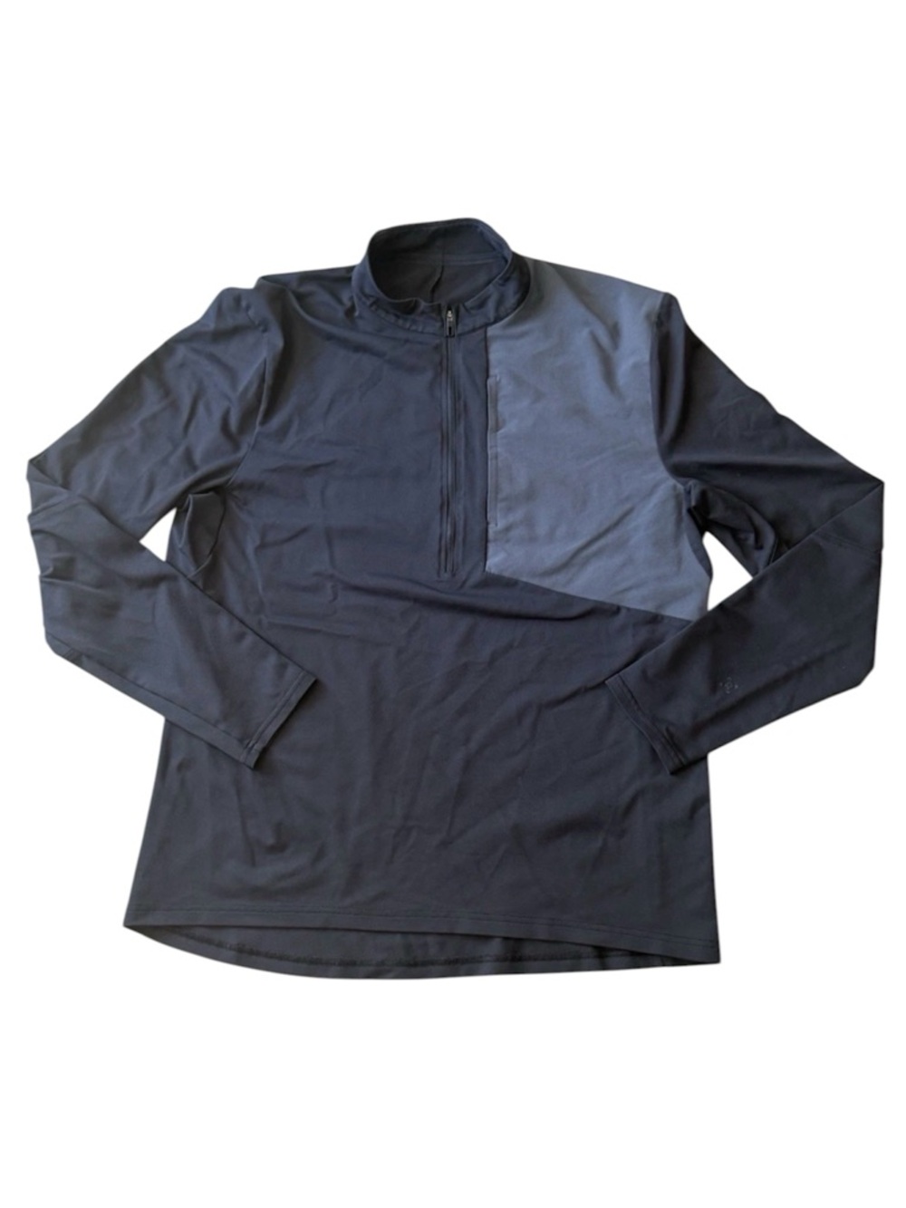 LULULEMON Division Jacket Men XL Black Gray 1/2 Zip Pullover Gym Training Golf